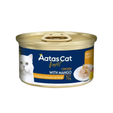 Aatas Cat Finest Fruity Feast Chicken with Mango in Gravy 70g, AAT3361, cat Wet Food, Aatas, cat Food, catsmart, Food, Wet Food